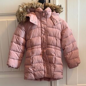 Abercrombie Kids fur hooded parka